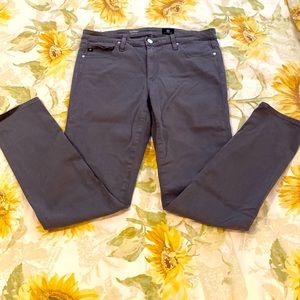 Adriano Goldschmed The Prima Cigarette Leg, Gray, Size 30R